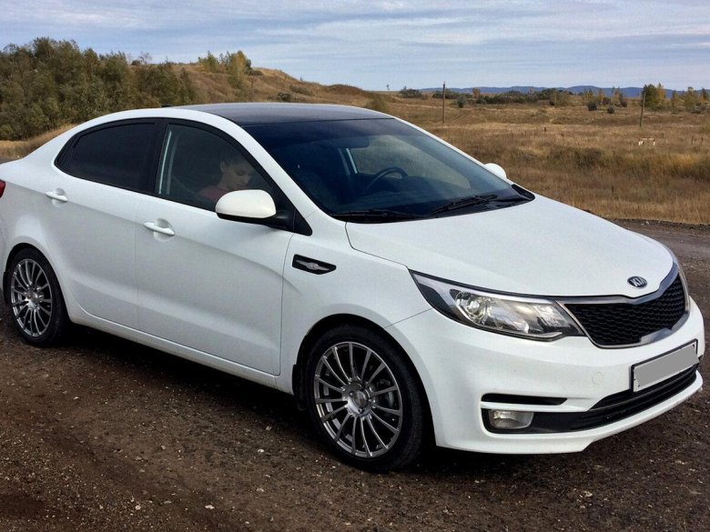 Киа рио 3 белая