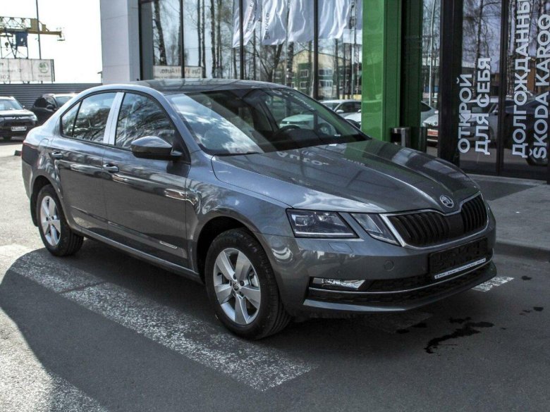 Skoda octavia a7 fl серая