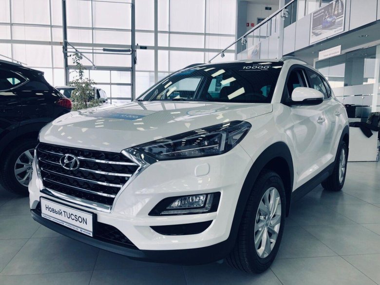 Hyundai Tucson 2019 белый