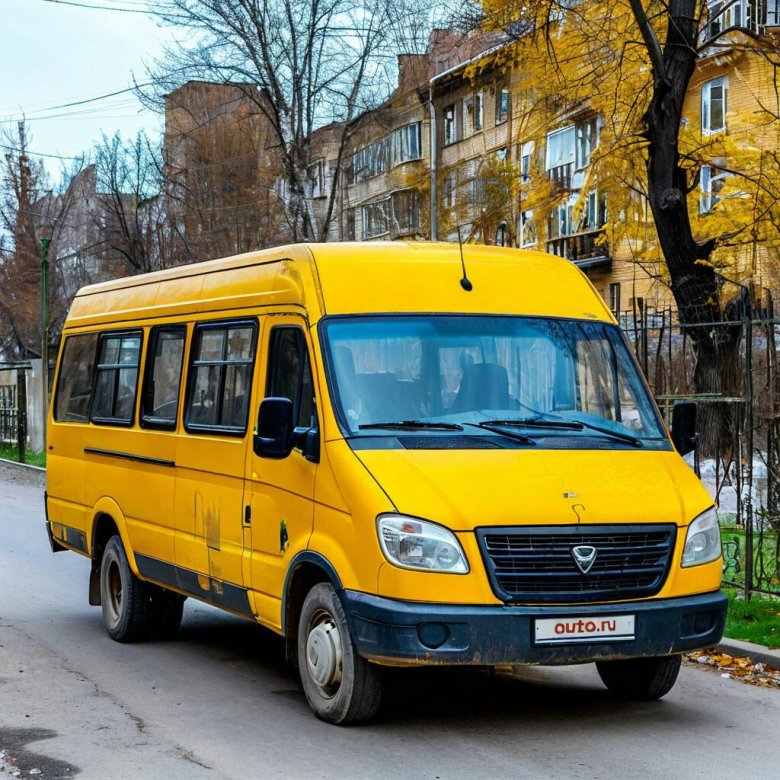 Газ 322132 желтый