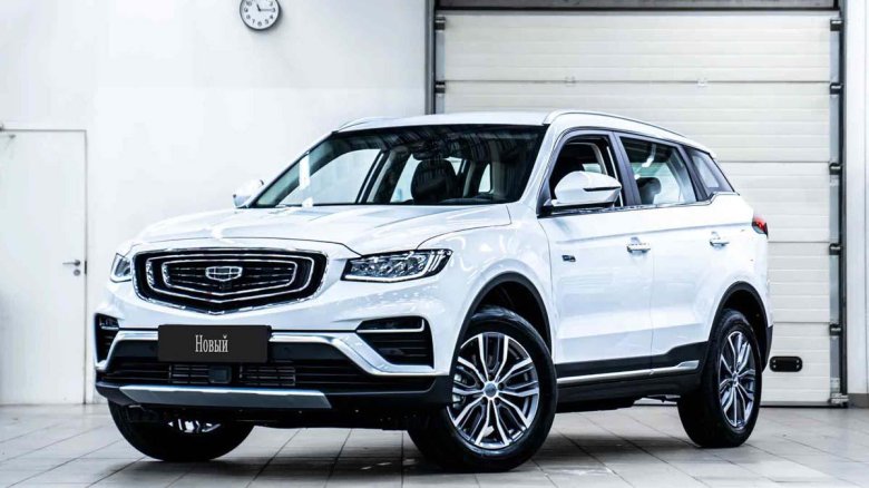 Белый Geely Atlas Pro 1.5 AMT (177 Л.С.) 4wd с пробегом