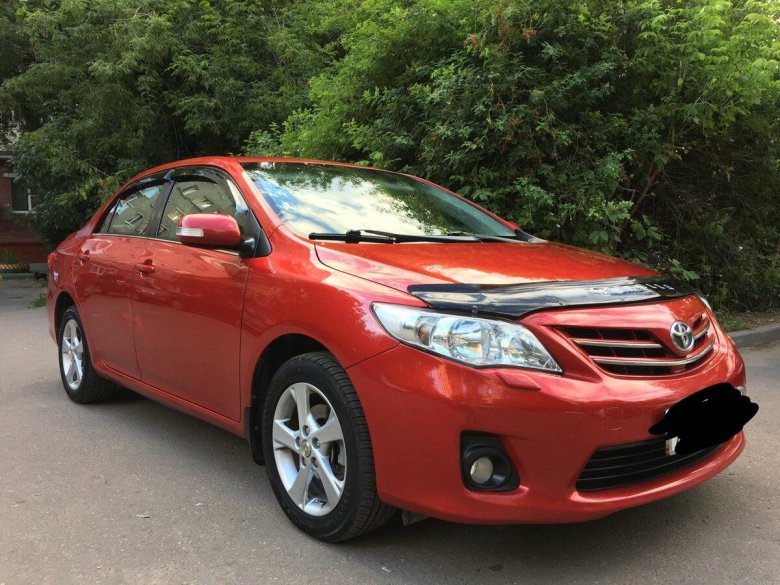 Тойота королла 2008 красная