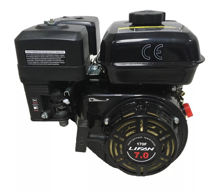 Двигатель Lifan 170f (7 л.с. вал 20 мм.)