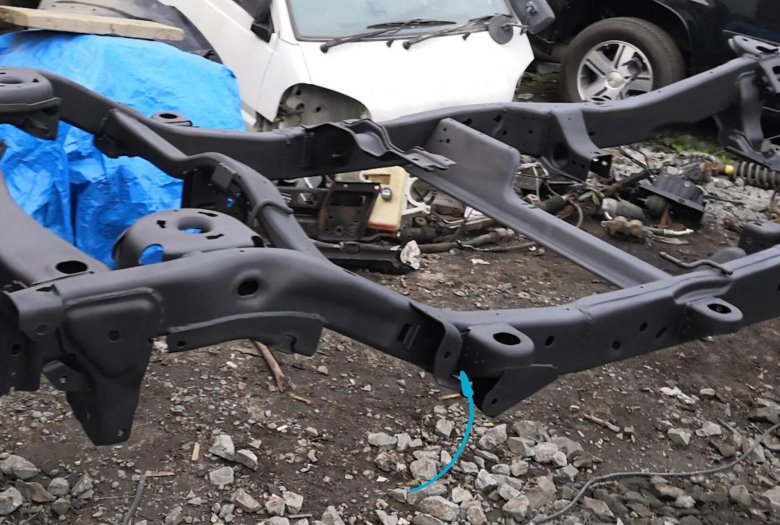 Лопнула рама zx9r