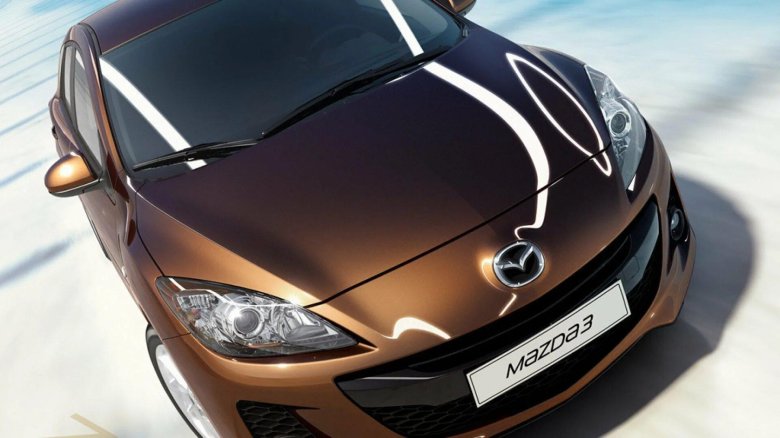 Мазда 3 BL коричневая