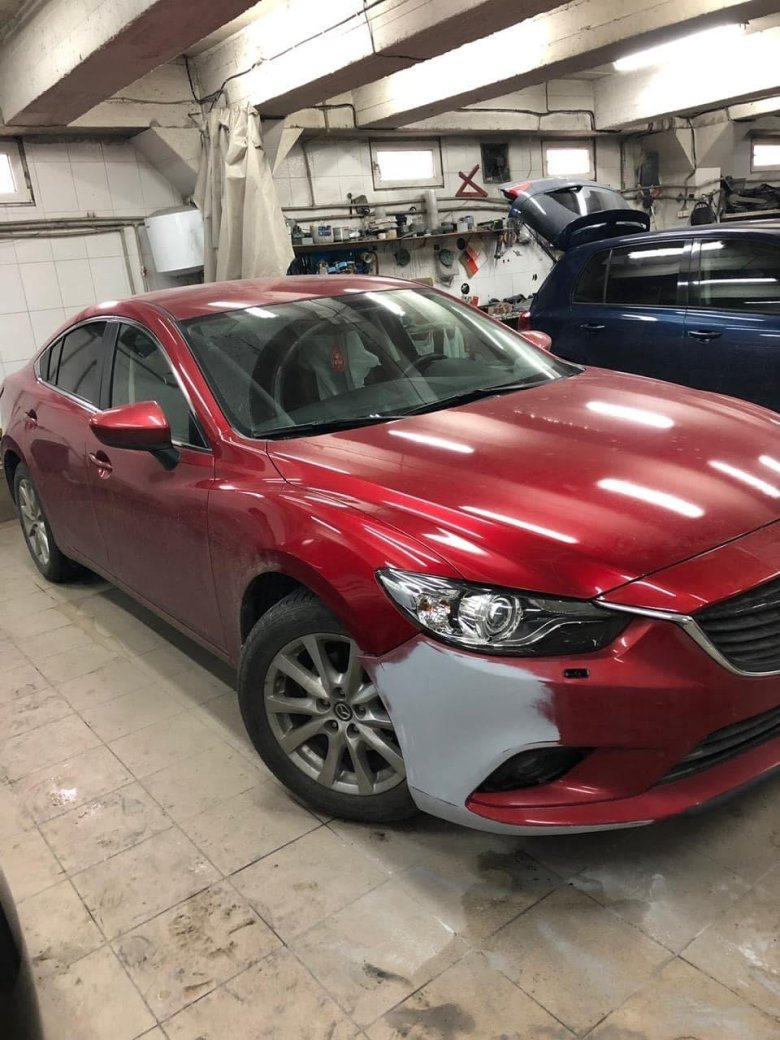 Мазда 6 2017 красная