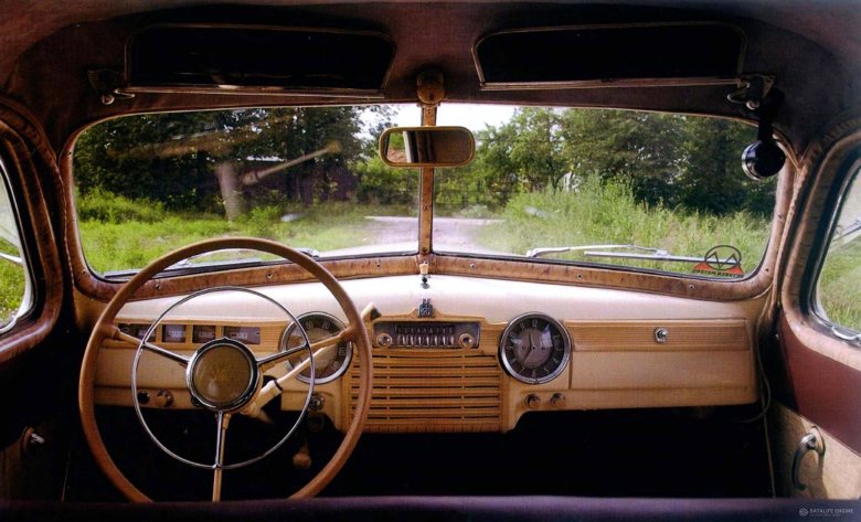 ГАЗ м20 победа салон сзади