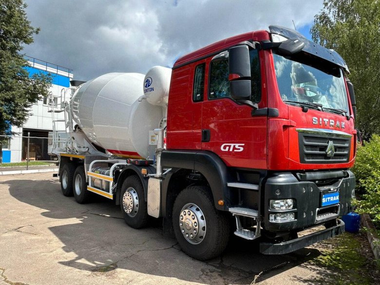 Автобетоносмеситель sitrak c7h 8x4.
