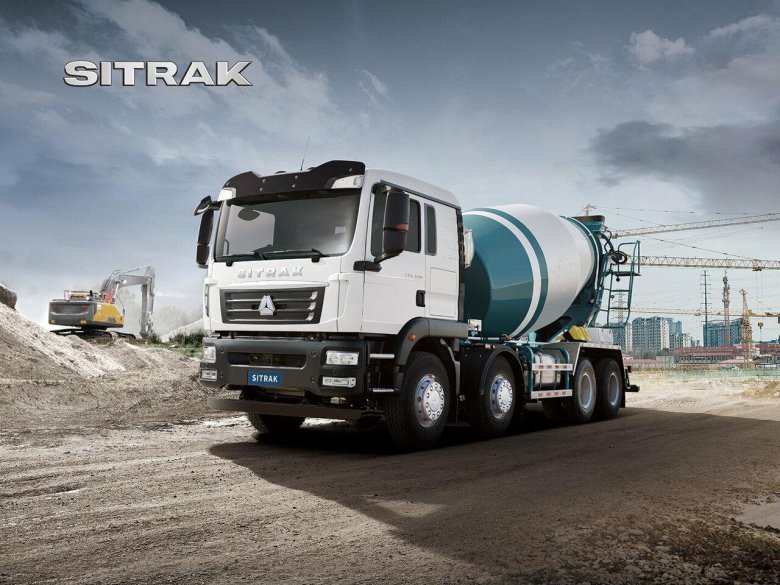 Автобетоносмеситель Sitrak c7h