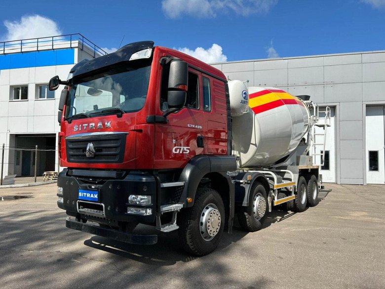 Автобетоносмеситель sitrak c7h