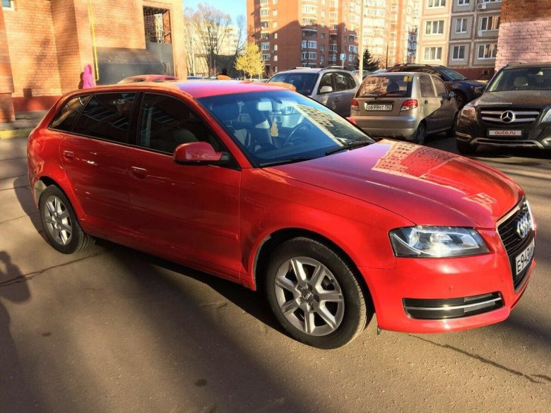 Audi a3 2010 красная