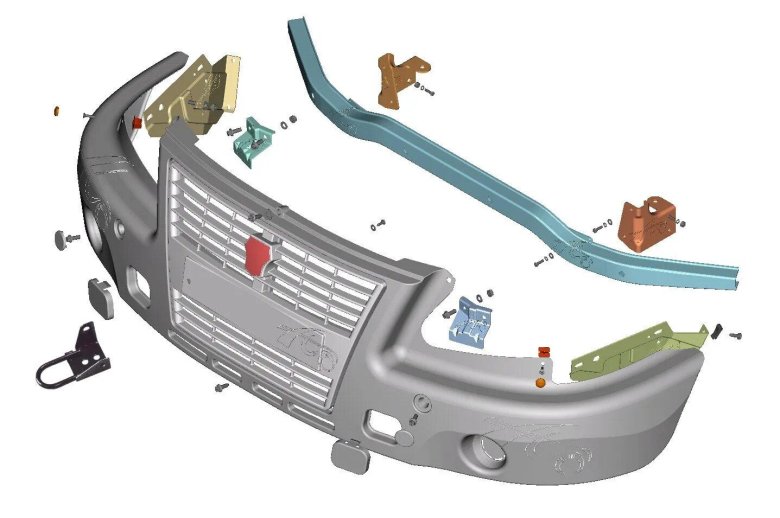 Усилитель бампера Газель 3302