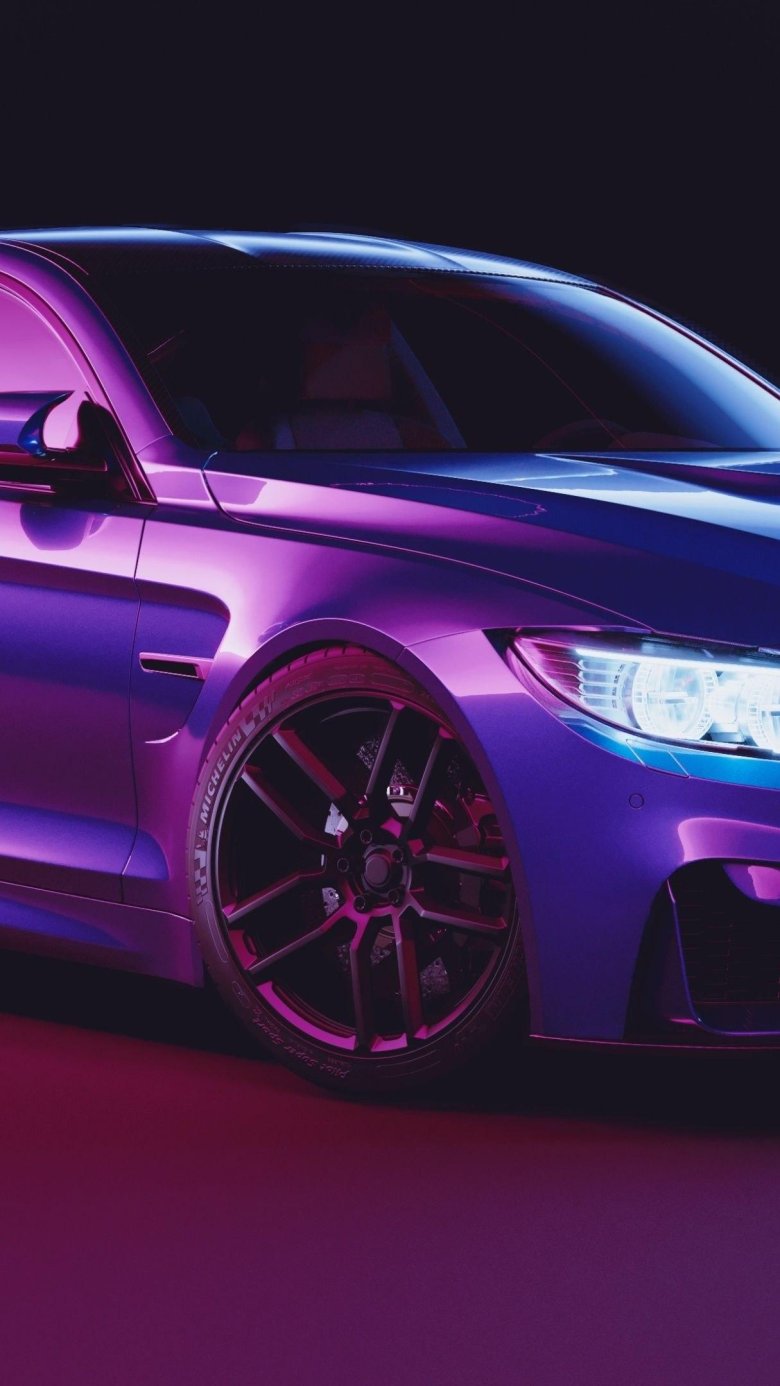 BMW m4 Purple