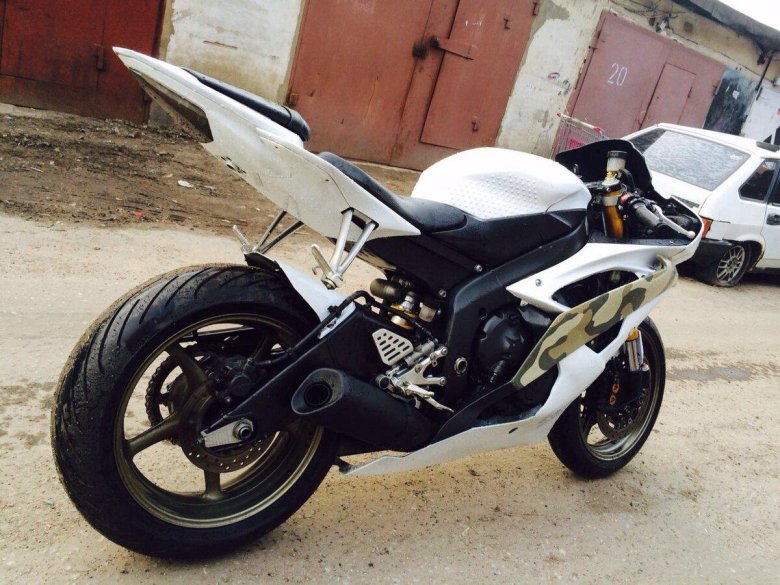 Ямаха р6 2008 белый