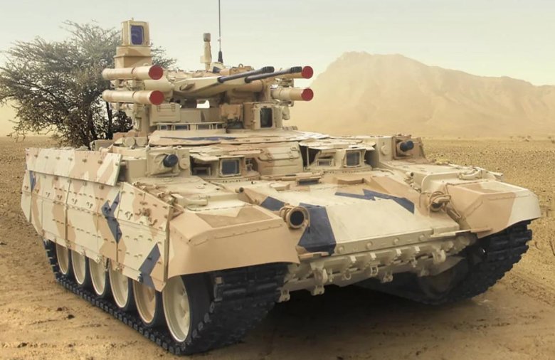 Боевая машина поддержки танков БМПТ Терминатор