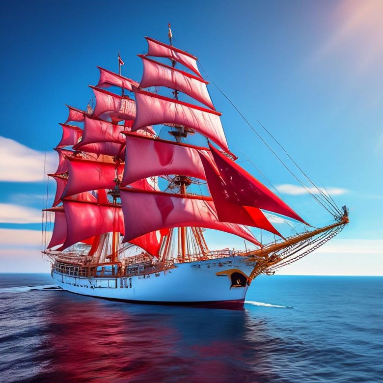 Парусник с алыми парусами