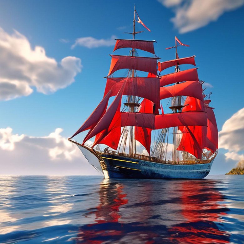Корабли бригантина алые паруса