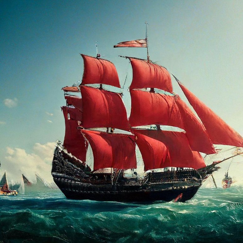 Корабль с алыми парусами