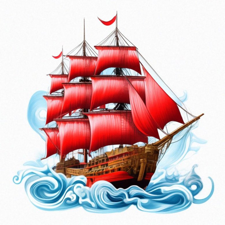 Каравелла корабль алые паруса