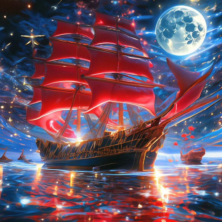 Кораблик Алые паруса