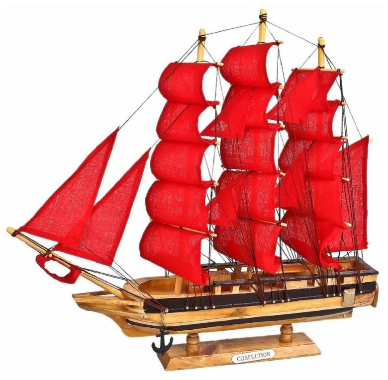 Модель корабля Алые паруса 50см