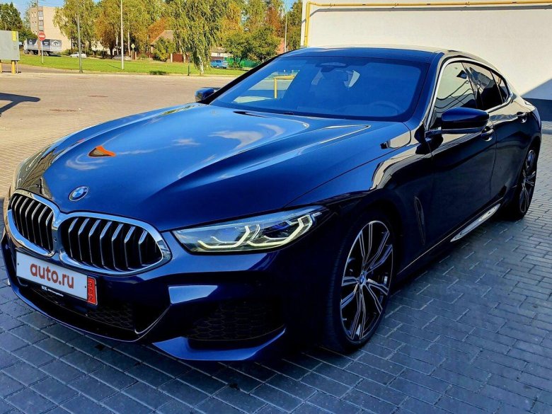 Синий бмв