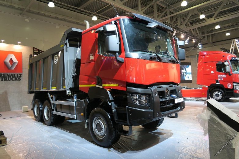 Renault k 8x4 самосвал