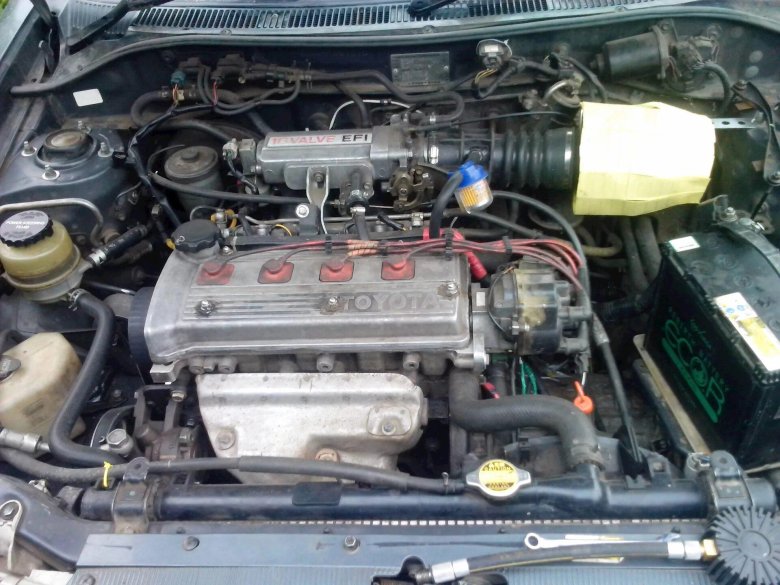 Toyota Tercel 1991 года двигатель