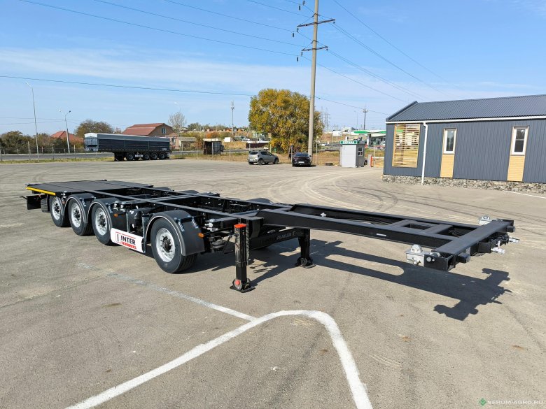 Полуприцеп шторный (оси барабанные l1 (Китай) интерприцеп