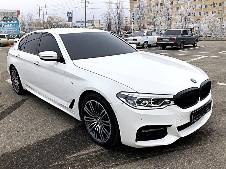 BMW 5 g30 белая