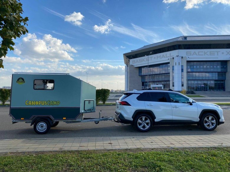 Прицеп зеленый