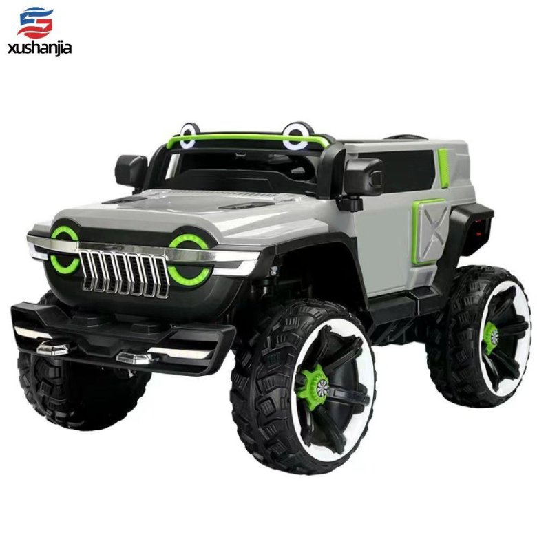 Серый электромобиль