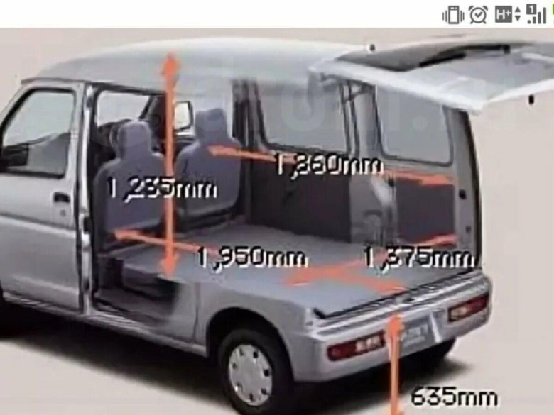 Дайхатсу Хайджет габариты кузова