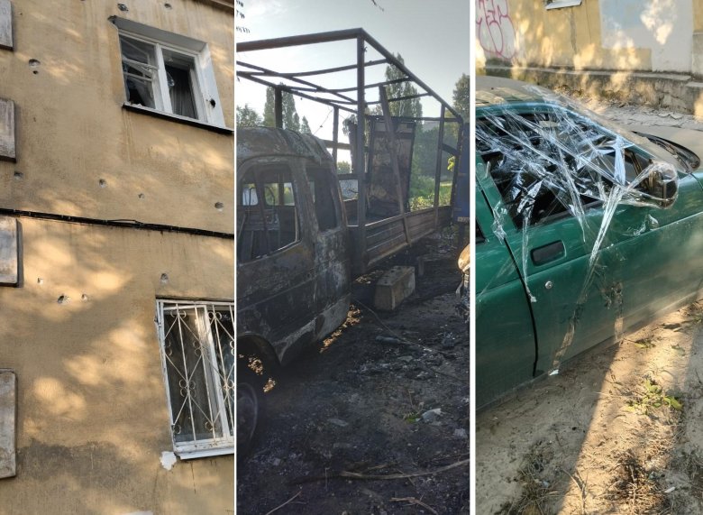 Сгоревший автомобиль