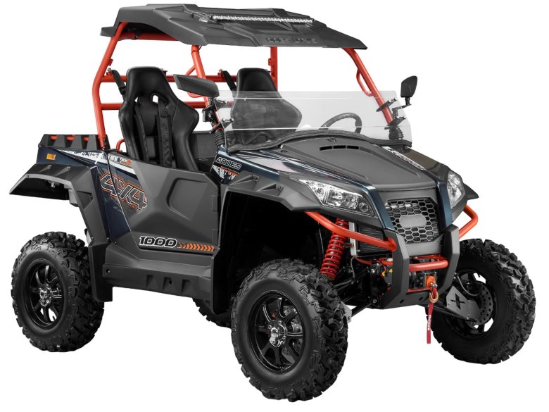 Квадроцикл AODES pathcross atv1000l Mud Pro eps двухместный серый