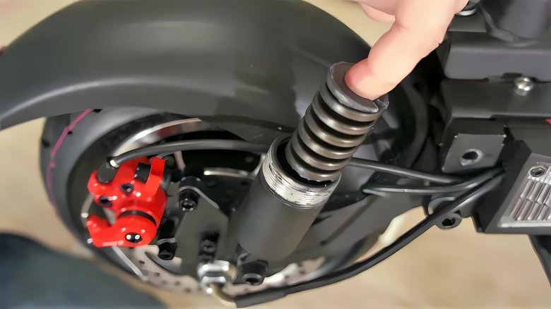 Kugoo x1 задняя подвеска