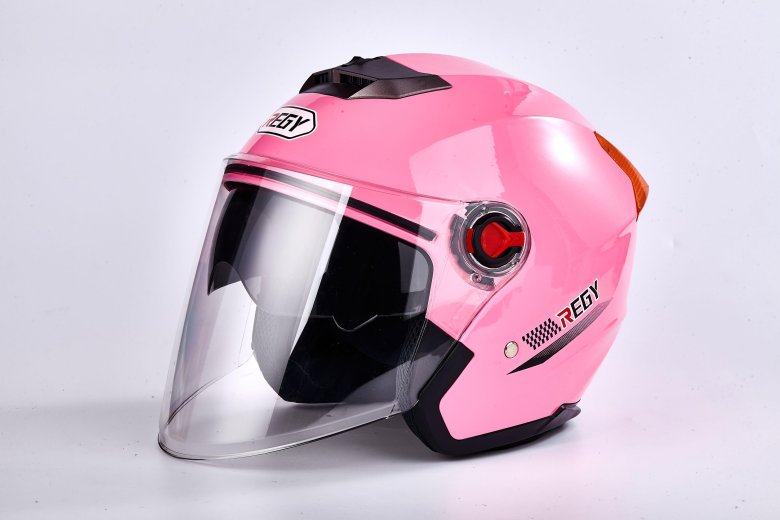 Мото шлем с рогами