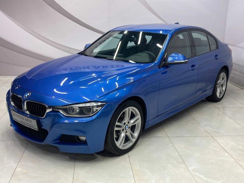 BMW 3 f30 голубой