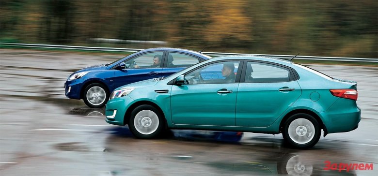 Kia Rio и Hyundai Solaris