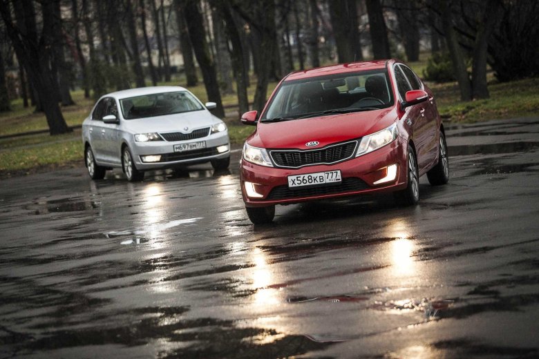 Шкода Рапид и Киа Рио