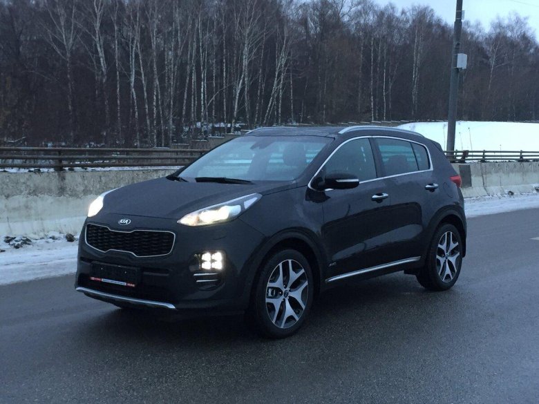Kia Sportage 2016 черная