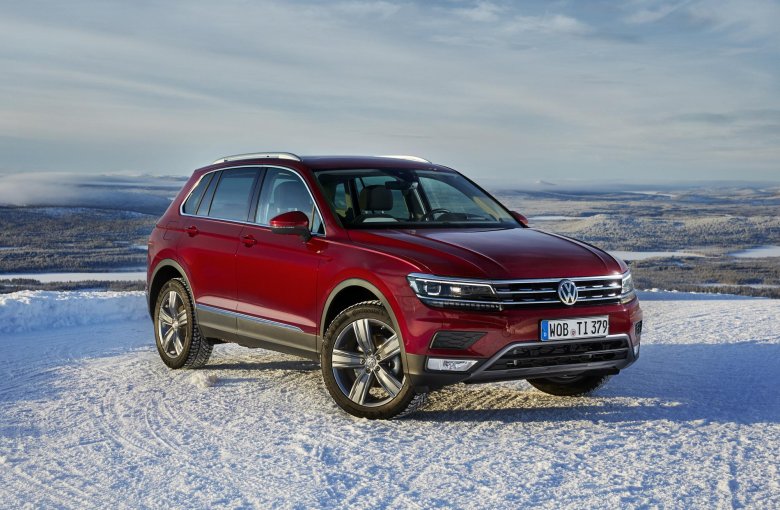 Фольксваген Тигуан красный 2021
