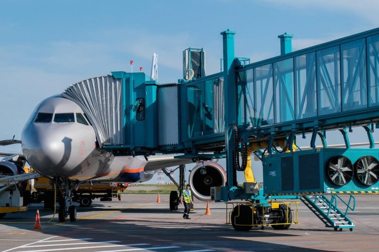 Телетрап в аэропорту Волгограда