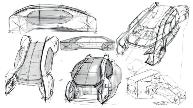 Эскиз автомобиля