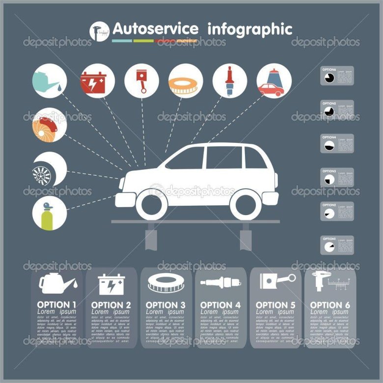 Инфографика автомобили
