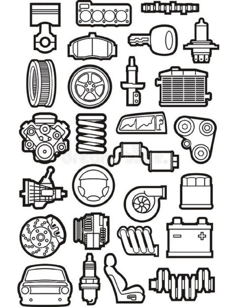 Автозапчасти пиктограмма