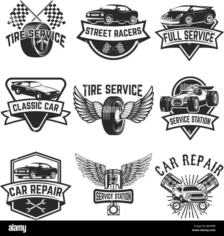 Эмблема автосервиса