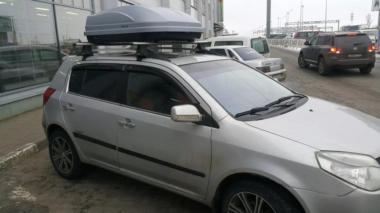 Багажник на крышу автомобиля джили мк кросс