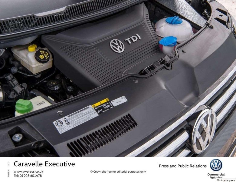 Моторный отсек Фольксваген Каравелла т5