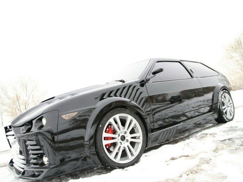 ВАЗ 2108 чёрная акула